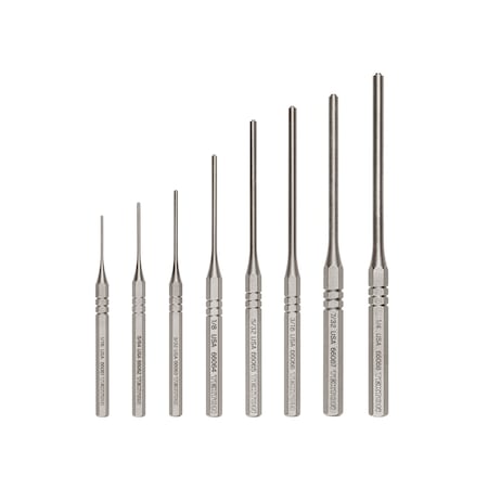Tekton Roll Pin Punch Set, 8-Piece (1/16-1/4 in.) PNC93001